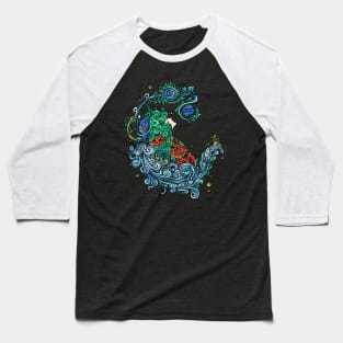 Aquarius zodiacsign graphic design art Baseball T-Shirt